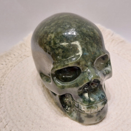 Jade human skull