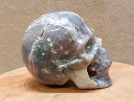 Druif agaat of grape agaat human skull