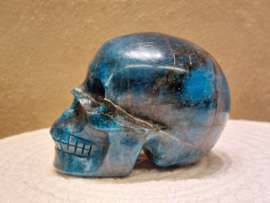 Apatiet human skull