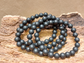 Onyx kogel armband 8 mm mat
