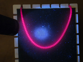 Robijn ketting bijgekleurd