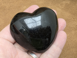 Zwarte toermalijn hart