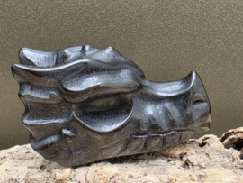 Zilver obsidiaan draak