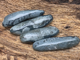 Blauwe jade knuffelsteen