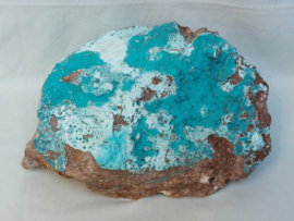 Chrysocolla druzy uit Congo ruw stuk