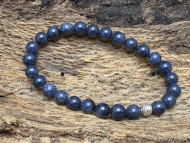 Saffier armband 7 mm