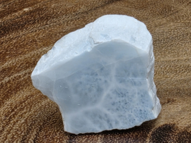 Larimar schijfje/plakje