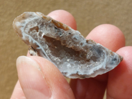Agaat geode set/paartje
