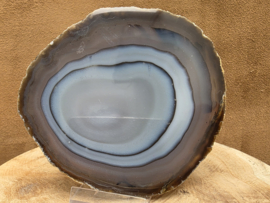 Agaat schijf natuurlijke kleur