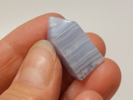 Chalcedoon of blue lace agaat punt