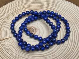 Lapis lazuli armband 6 mm