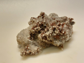 Snow calciet/calciet met aragoniet cluster uit Mexico