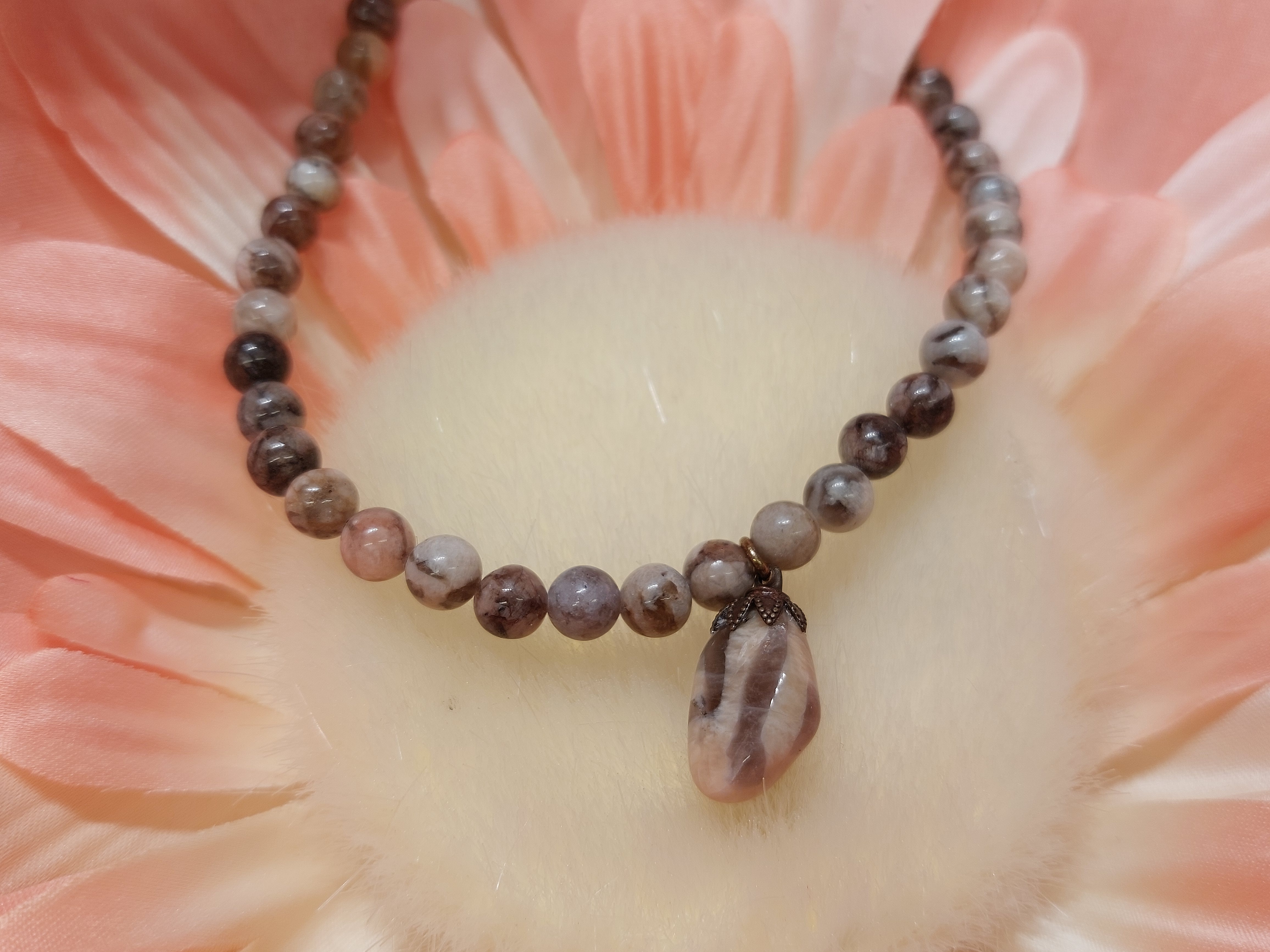Zebradoriet ketting met hanger