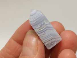 Chalcedoon of blue lace agaat punt