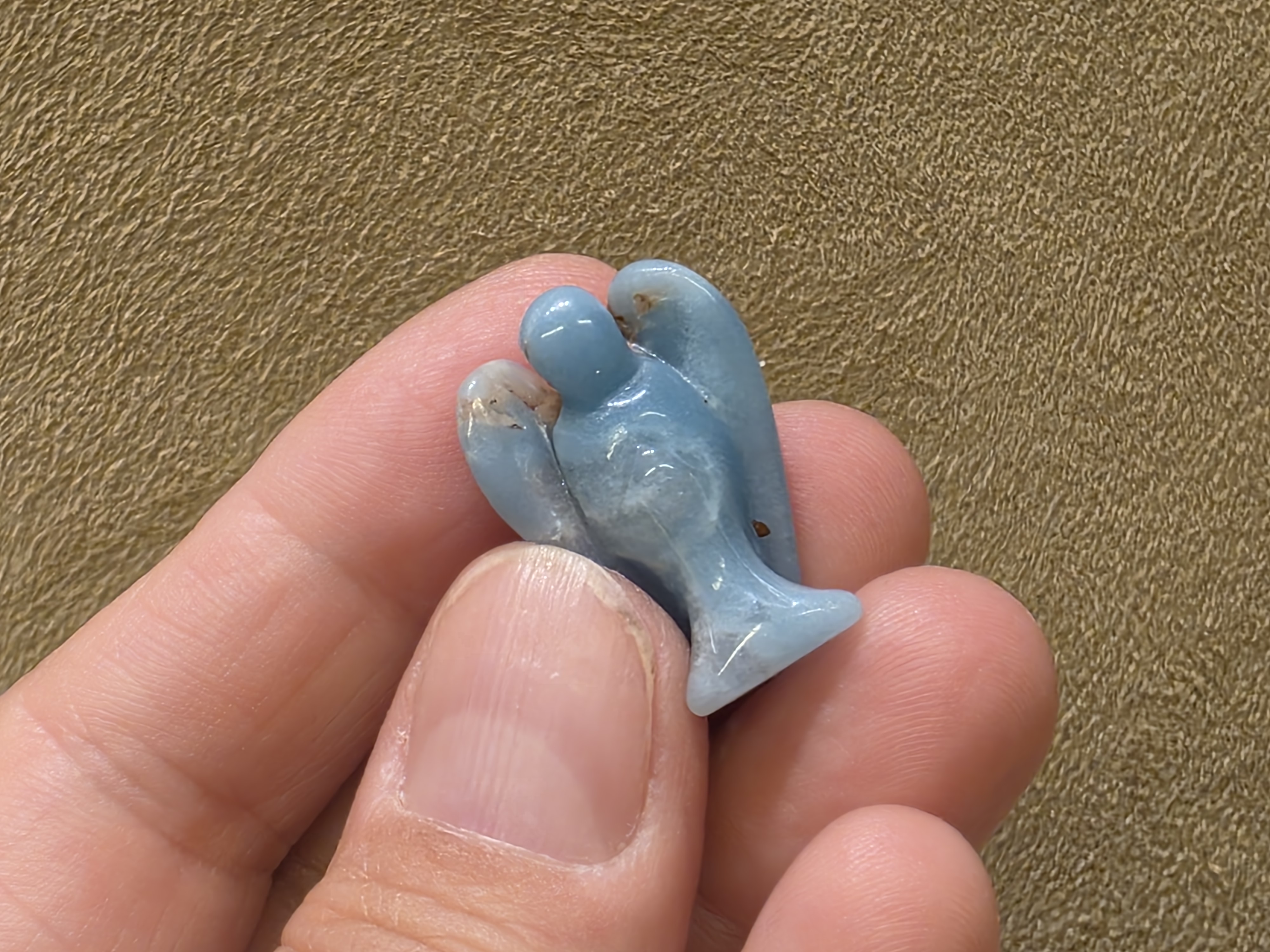 Blue carribean calciet engel