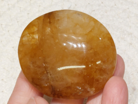 Golden healer of limoniet kwarts handsteen