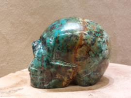 Turkoois human skull