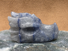 Blauwe kwarts draak