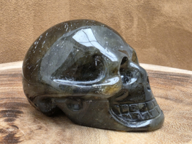 Labradoriet human skull