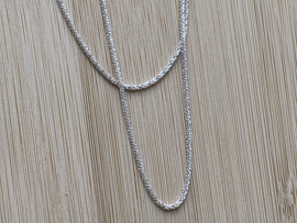 Zilveren ketting 42 cm
