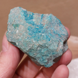 Chrysocolla ruw stuk