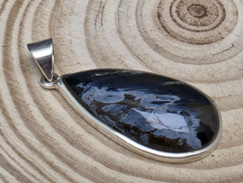 Pietersiet hanger in zilver