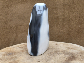 Pinguïn agaat sculptuur