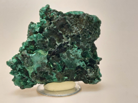 Malachiet ruw cluster/zijde malachiet, Congo