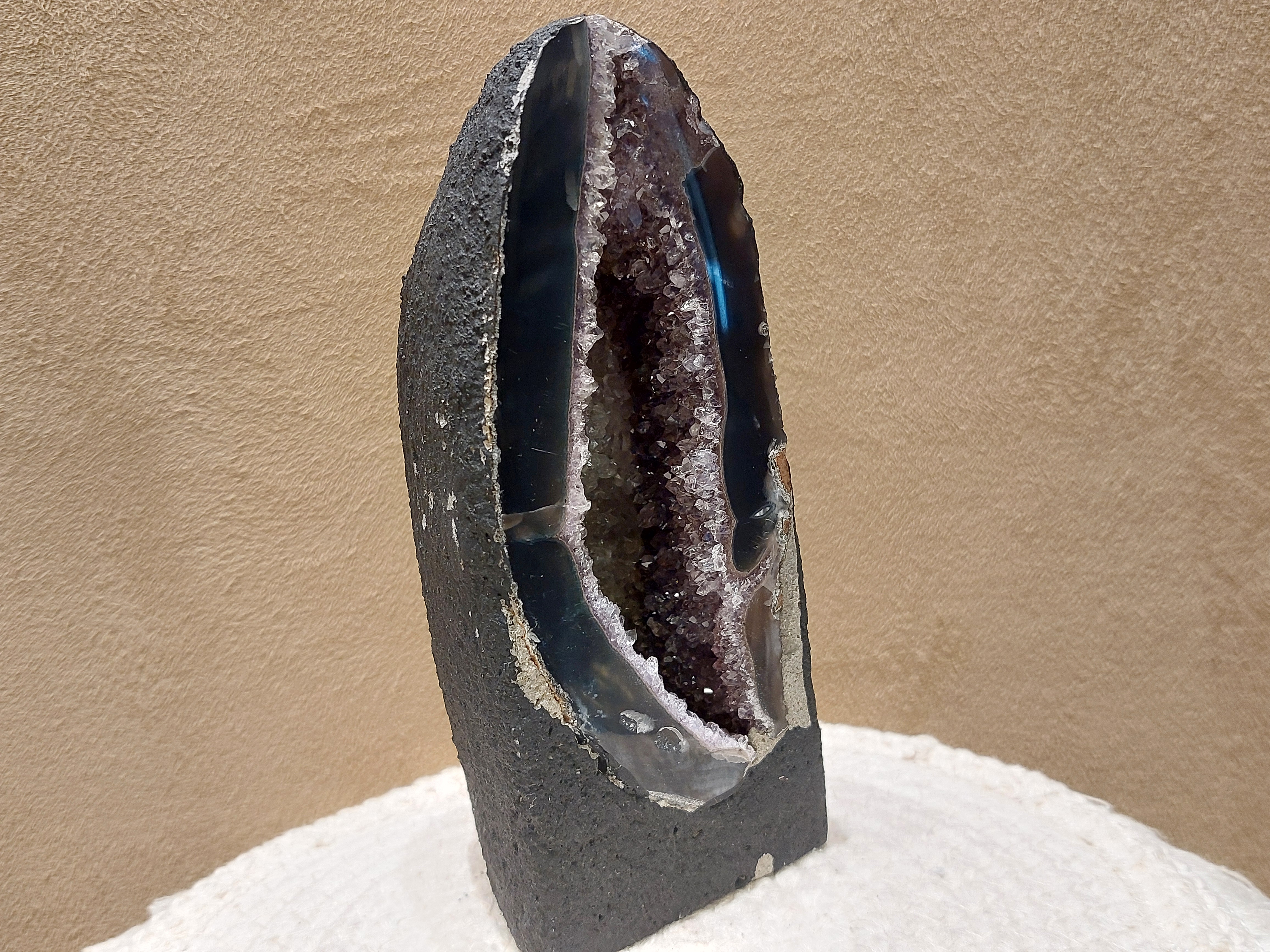 Amethist met agaat geode