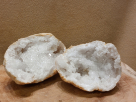 Bergkristal geode set