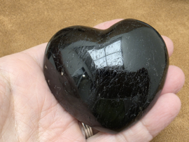 Zwarte toermalijn hart