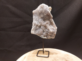 Druzy chalcedoon op standaard