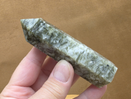 Groene mica punt uit Brazilië