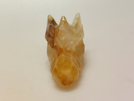 Golden healer of limoniet kwarts draakje