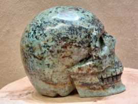 Turkoois human skull