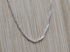 Zilveren ketting 50 cm