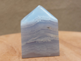 Chalcedoon of blue lace agaat punt