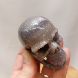 Druif agaat of grape agaat human skull