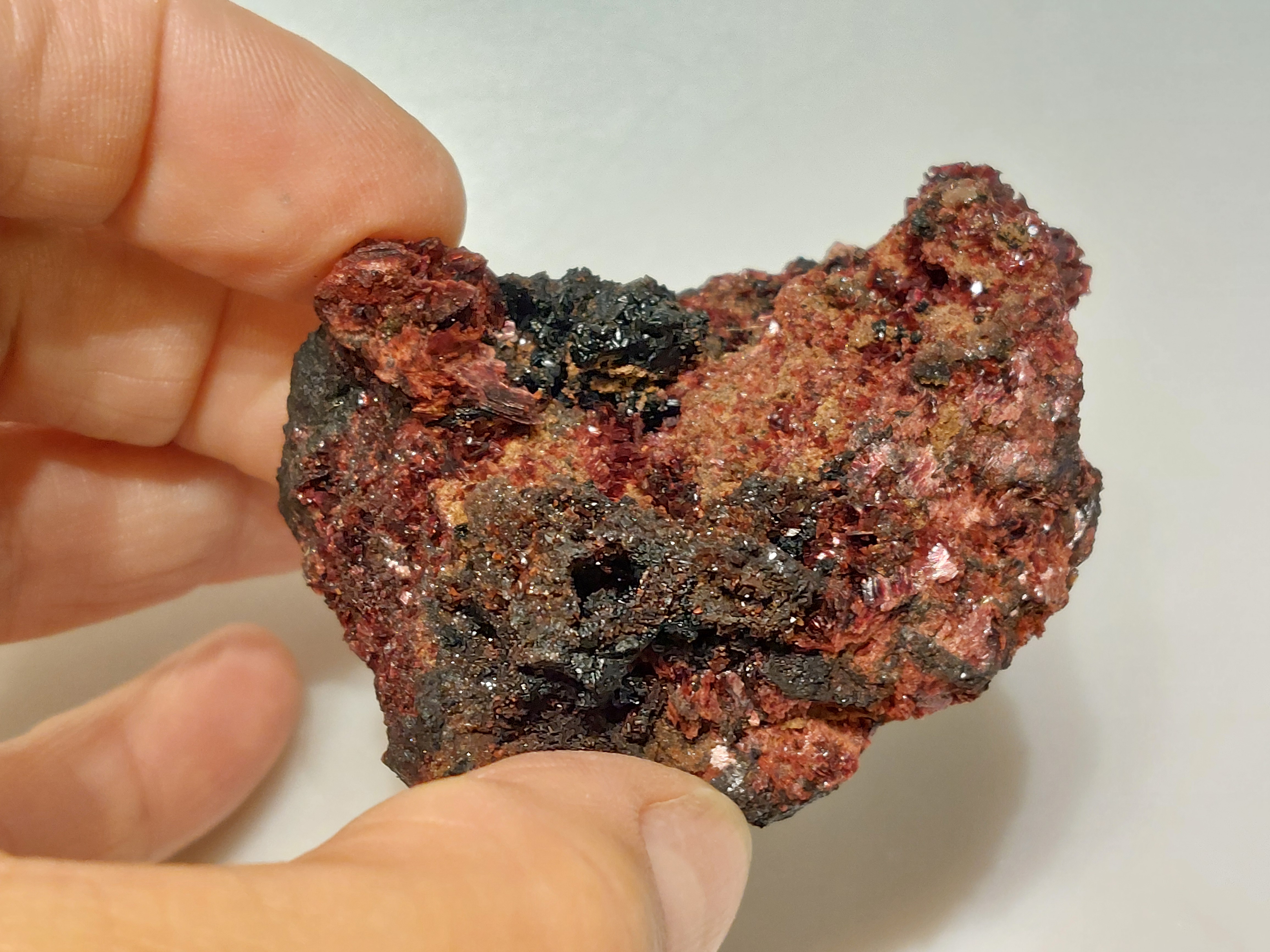 Erytriet cluster gekristalliseerde groeivorm