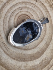 Pietersiet hanger in zilver