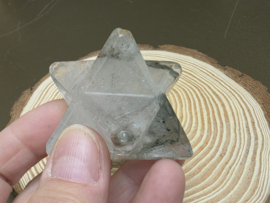 Bergkristal met insluitingen merkaba