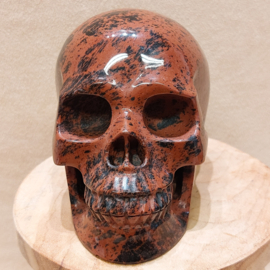 Mahonie obsidiaan human skull