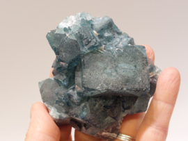 Fluoriet cluster uit Madagaskar, UV gevoelig
