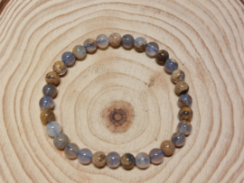 Avaloniet met matrix kogelarmband 6 mm