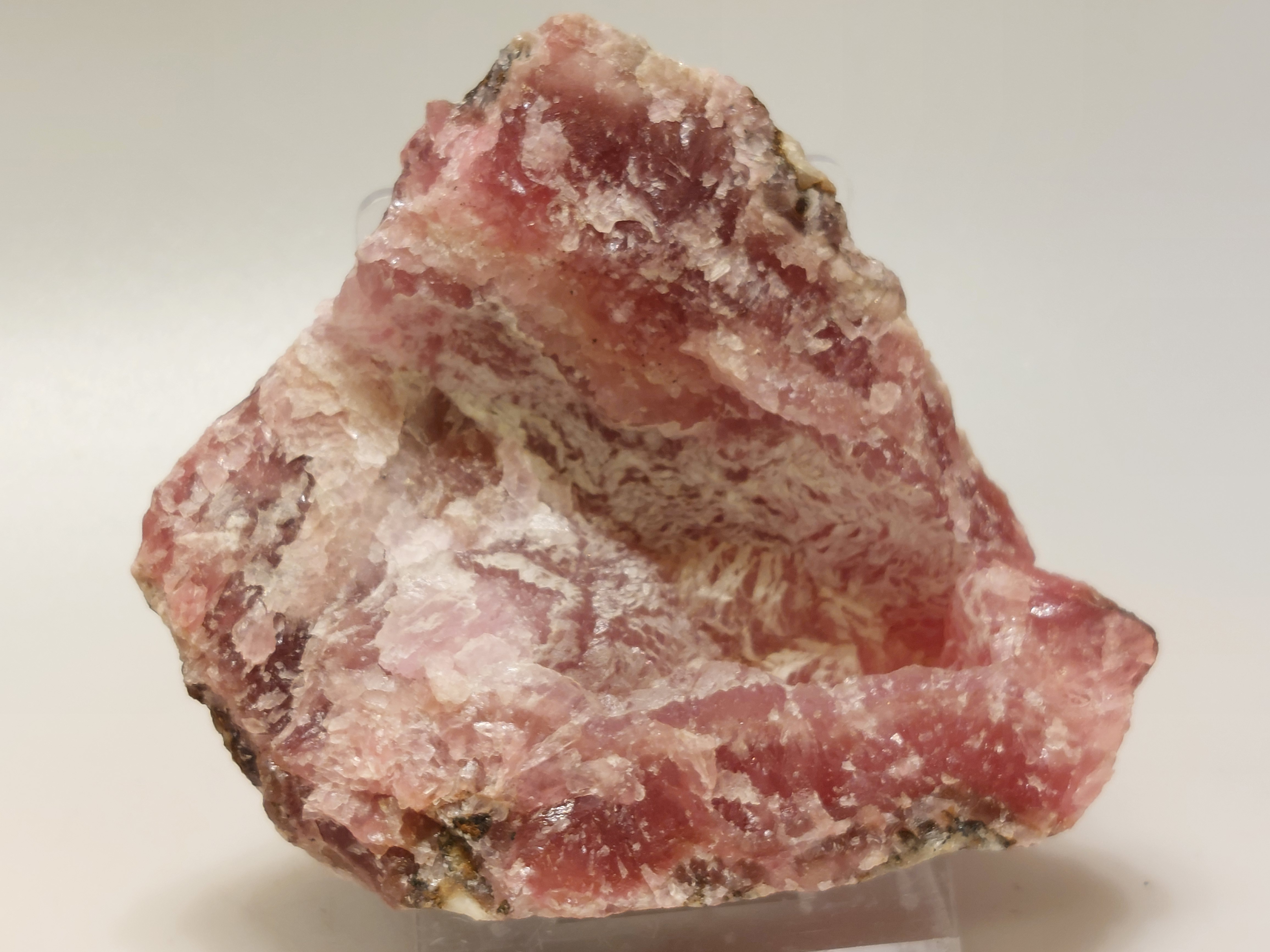 Kobalt calciet cluster uit Marokko