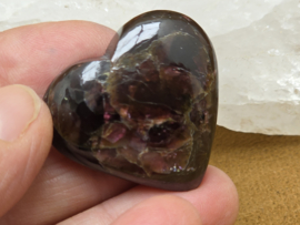 Rhodoliet granaat hart