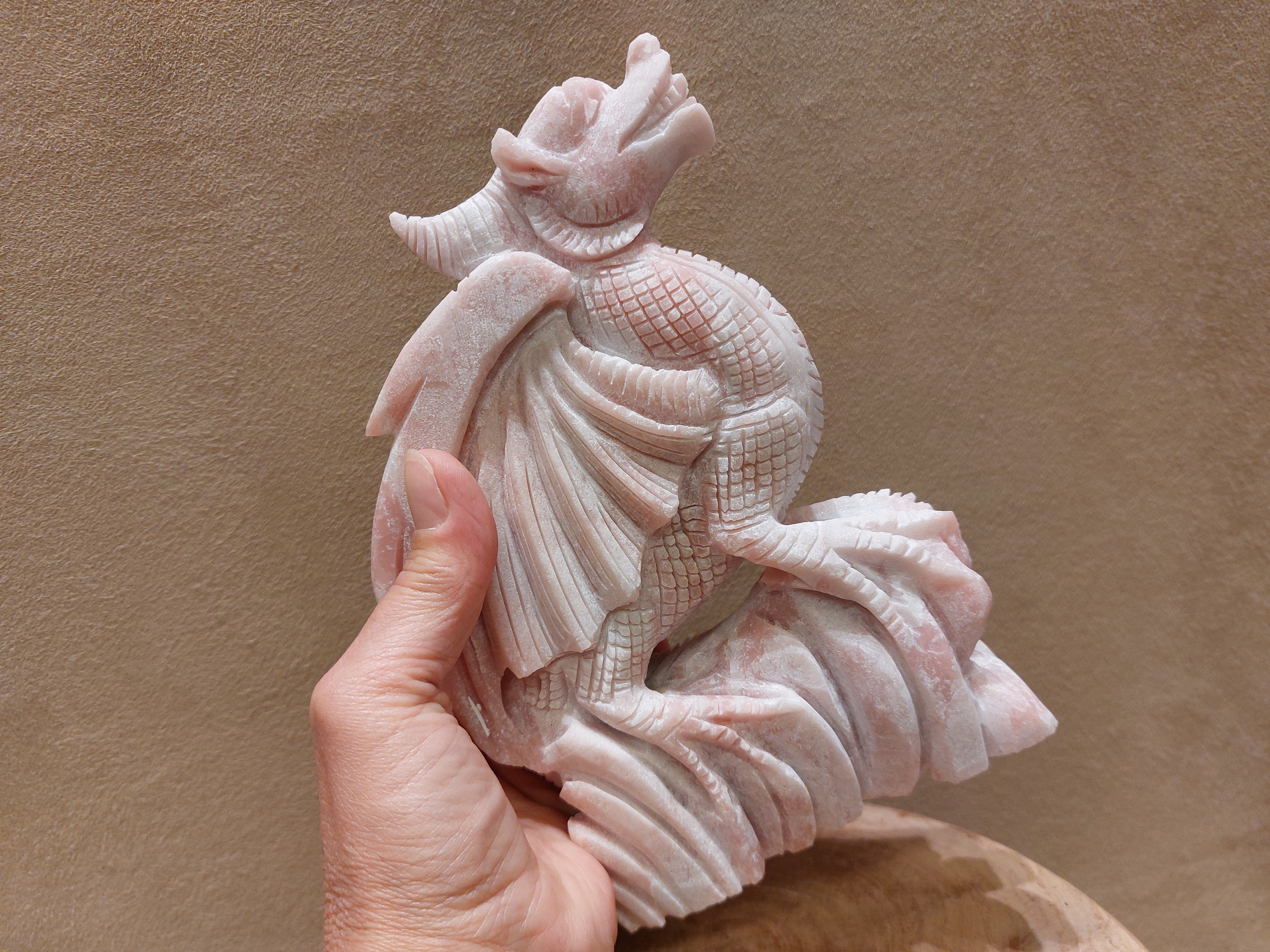 Roze calciet draak full body