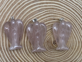 Rozenkwarts hanger engel