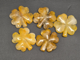 Golden healer of limoniet kwarts klavertje vier