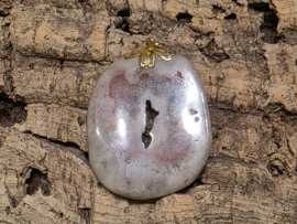 Roze amethist hanger